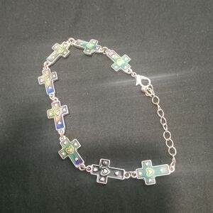 Multicolor Cross Christian  Bracelet UNISEX Men Women Youth